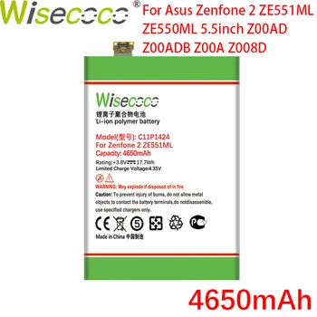 WISECOCO 4750mAh C11P1424 Baterija Asus Zenfone 2 Zenfone2 ZE551ML ZE550ML 5.5 colių Z00AD Z00ADB Z00A Z008D Telefono