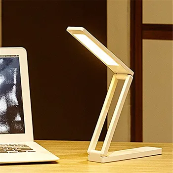 Wrumava Pritemdomi LED stalas knyga, šviesa, Sulankstomas Įkraunama Skaityti Stalo Lempa Šviesos Touch Kontrolės Kalendorius Žadintuvas Temperatūra