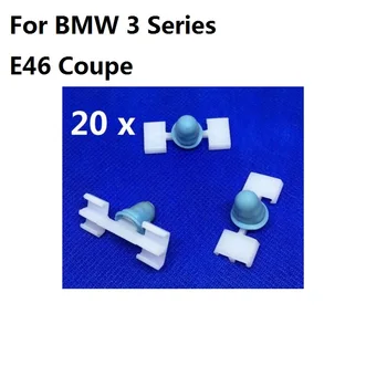 X20 Klipai BMW 3 Serija E46 Coupe Convertible Pusėje Liejimo Apdaila Įrašus 51138250585 OE