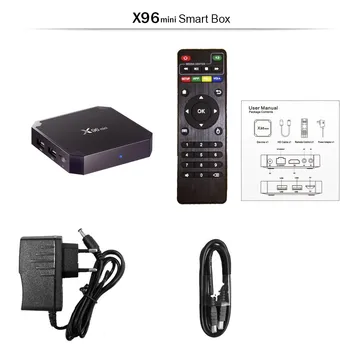 X96 Mini Android 9.0 Smart TV Box Lifetime Garantija Amžinai 4K Smart TV box tik, nr. kanalus arba programos, įtrauktos HD media Grotuvas