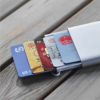 Xiaomi MIIIW Kortelės Atveju Nešiojamosios Automatinio Pop-Up Langą, Padengti Kortelės Turėtojas Metalo Piniginės ID Banko Kortelės Kredito Kortelės