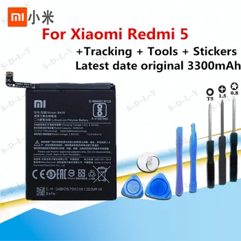 XiaoMi Originalią Bateriją Už Xiaomi Mi Redmi Pastaba Sumaišykite 2 3 3 3 VNT., 4 4X 4A 4C 5 5A 5S 5X M5 6 6A 7 8 Pro Plus baterijos
