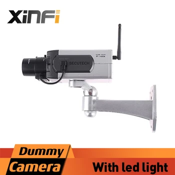 Xinfi Netikrą Belaidžio ryšio Fotoaparatą Manekeno Priežiūros Bullet Fotoaparatas Raudonas LED Manekeno Kameros IP Kameros
