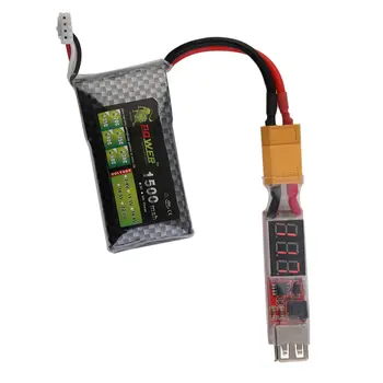 XT60 Plug / T Plug 2S-6S Lipo Akumuliatorius USB 5V 2A Įkroviklis Adapteris Keitiklis FPV Telefono PC