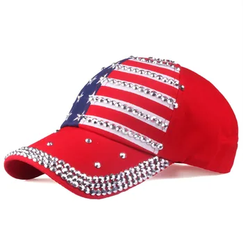 [YARBUU] Aukštos Kokybės JAV Vėliava Beisbolo kepuraitę Vyrų, Moterų Erelis Snapback Kaulų Atsitiktinis Saulės Golfo Skrybėlę kalnų krištolas star Džinsinio audinio kepurė hat
