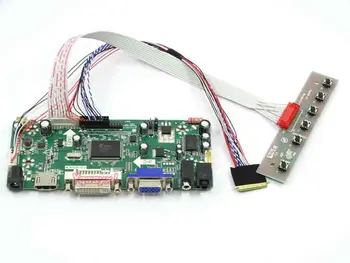 Yqwsyxl Kontrolės Valdyba Stebėti Rinkinys LP140WH4-TLC1 HDMI+DVI+VGA LCD LED ekrano Valdiklio plokštės Tvarkyklės