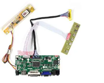 Yqwsyxl Kontrolės Valdyba Stebėti Rinkinys LP141WX3 LP141WX1 HDMI+DVI+VGA LCD LED ekrano Valdiklio plokštės Tvarkyklės