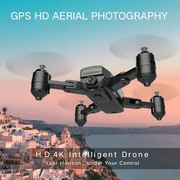 ZD8 RC Drone Viena Pagrindinių Grįžti GPS atsparus smūgiams Padarinių Plataus Kampo Lankstymo WIFI Su Kamera 4K 1080P Profesinės Quadcopter Rinkinys