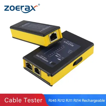 Zoerax Įkrovimo Tinklo Kabelių Testeris RJ45 RJ11RJ12 Tinklo LAN Ethernet RJ45 Kabelių Testeris LAN Tinklų Priemonė tinklo Remonto