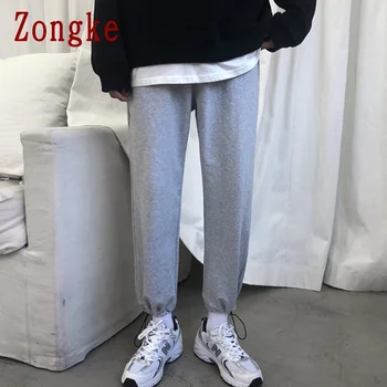 Zongke Tiesiai Atsitiktinis Kelnės Vyrams Japonijos Streetwear Poilsiu Vyrų Kelnės Harajuku Sweatpants Vyrų Hip-Hop Kelnės 2021 M-5XL