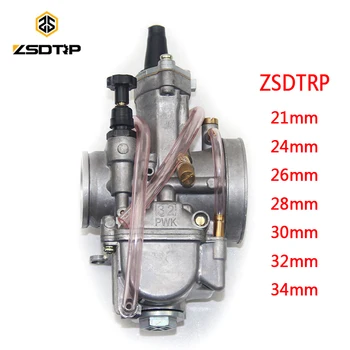 ZSDTRP 21 24 26 28 30 32 34mm Karbiuratorius su Elektros Srove ATV Buggy Quad Go Kart Dirt Bike Motociklų Lenktynių Dalys, Motoroleriai