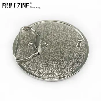 Į Bullzine Tikslinės diržo sagtis su sidabro apdaila FP-03362 tinka 4cm pločio diržas