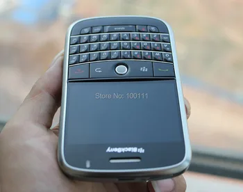 Į įžuvinti/ Restauruotas Originalus BlackBerry Bold 9000 Mobilųjį Telefoną su QWERTY Klaviatūra Atrakinta Juoda 2G 3G / Nemokamas pristatymas