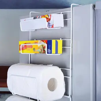 Šaldytuvas Stovo Pusėje Lentynos Sienelės Laikiklį Daugiafunkcinis Virtuvės Organizatorius Namų Multi-layer Šaldytuvo Laikymas Laikikliai