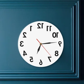 Šiaurės Minimalistinio Sieninis Laikrodis Išjungti Kambarį Sieninis Laikrodis Kūrybos Orologio Da Parete Grande Relogio Parede Sieninis Laikrodis Dizaino 6W1