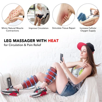 Šildymo Oro Suspaudimo Kojų Massager Kelio Blauzdos Skausmo Elektros Petnešomis Parama viso Kūno Relaksacija Sveikatos Priežiūros Įrankiai
