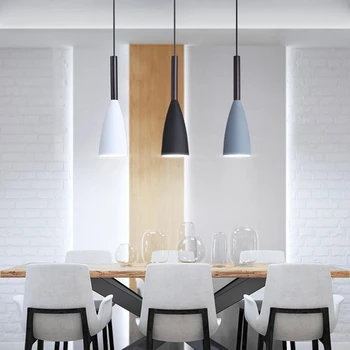 Šiuolaikinių LED Sieniniai Šviestuvai Minimalizmas 3 Vadovai E27 Virtuvės Droplight Valgomasis Gyvenamasis Kambarys, Virtuvė, Miegamasis, Kabantys Šviestuvai