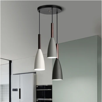 Šiuolaikinių LED Sieniniai Šviestuvai Minimalizmas 3 Vadovai E27 Virtuvės Droplight Valgomasis Gyvenamasis Kambarys, Virtuvė, Miegamasis, Kabantys Šviestuvai