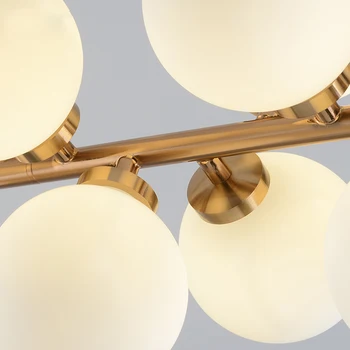 Šiuolaikinės Aukso/Juoda pakabučiai šviesos Kabinti stiklo G4 led priedai veltiniams, vilna lempa gyvenimo valgomasis 85-265V Šiaurės Pakabukas Žibintas Šviestuvas