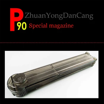 Žaislas plastikinių vandens pistoletas P90 atnaujinti kasetė žaislas priedai