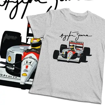 Žmogui Marškinėliai Ayrton Senna Medvilnės Grafinis Spausdinti O-kaklo Hip-Hop Marškinėliai