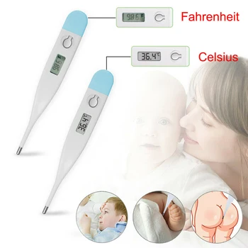 Žodžiu Elektroninis LCD Termometras Skaitmeninis Kūdikių Suaugusiųjų Kūno Priežiūros Namuose Karštligės Temperatūros Matuoklis HYD88